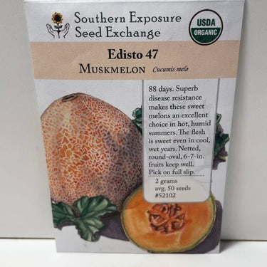 Edisto 47 Melon, Organic